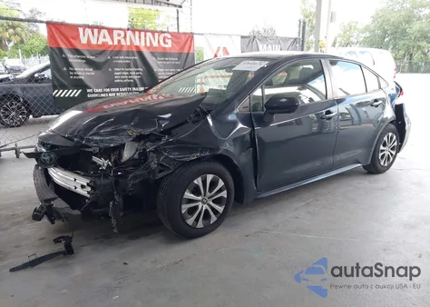 2022 Toyota Corolla Hybrid Le from USA, damaged, VIN JTDEAMDE2NJ053008